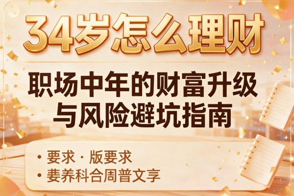 34岁怎么理财：职场中年的财富升级与风险避坑指南