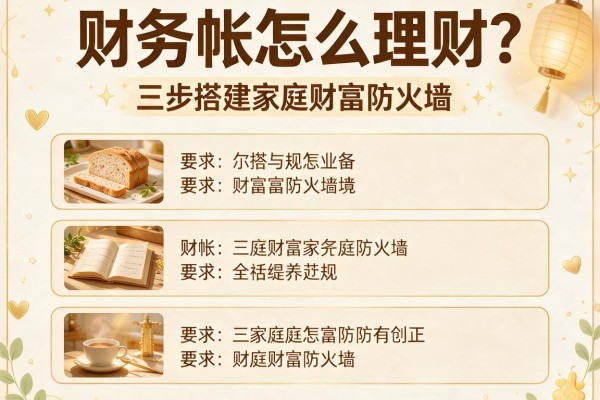 财务帐怎么理财？三步搭建家庭财富防火墙