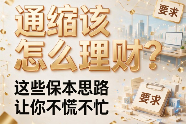 通缩该怎么理财？这些保本思路让你不慌不忙
