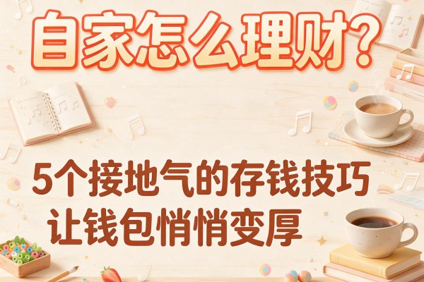 自家怎么理财？5个接地气的存钱技巧让钱包悄悄变厚