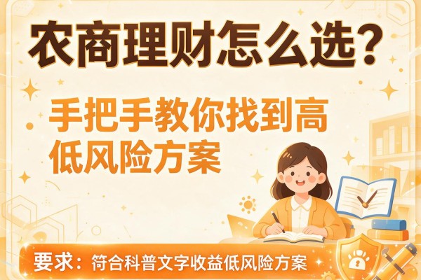 农商理财怎么选？手把手教你找到高收益低风险方案