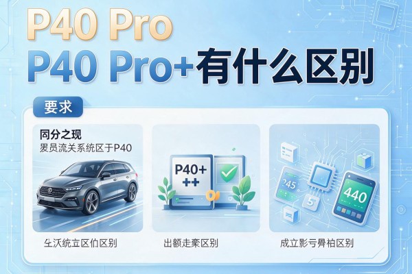 P40 Pro和P40 Pro+有什么区别？