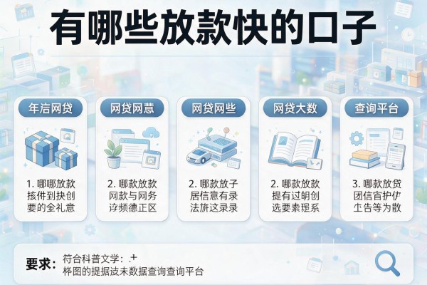 有哪些放款快的口子，分析五个网贷大数据查询平台