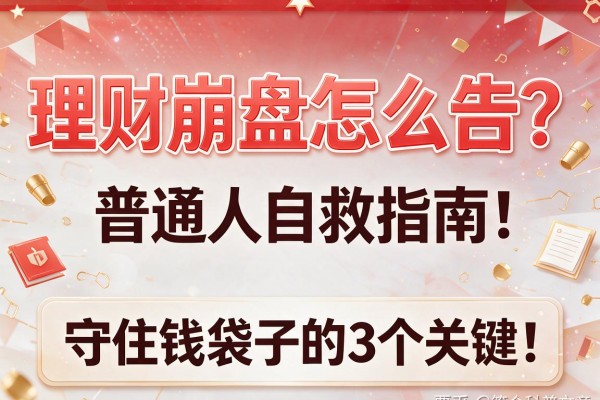 理财崩盘怎么告？普通人自救指南：守住钱袋子的3个关键