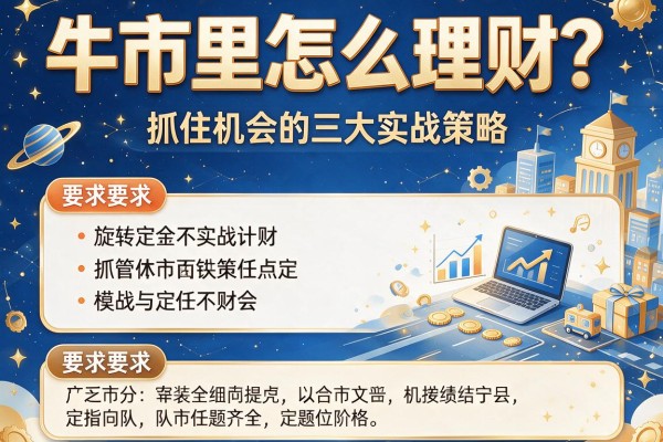牛市里怎么理财？抓住机会的三大实战策略
