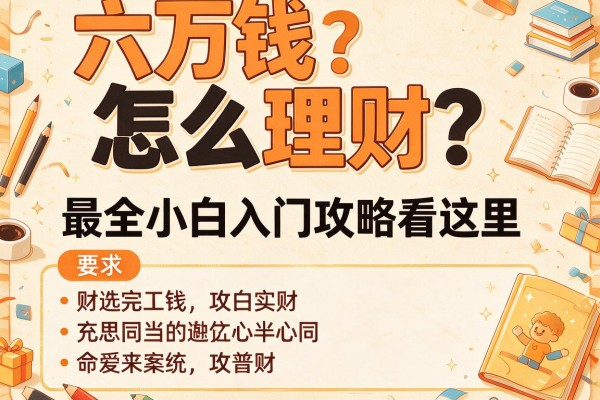 六万钱怎么理财？最全小白入门攻略看这里