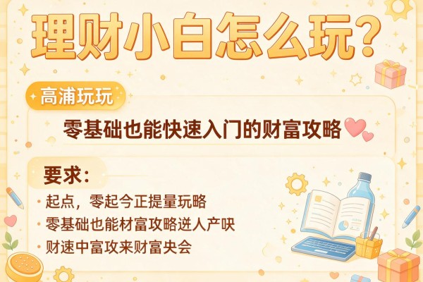 理财小白怎么玩？零基础也能快速入门的财富攻略