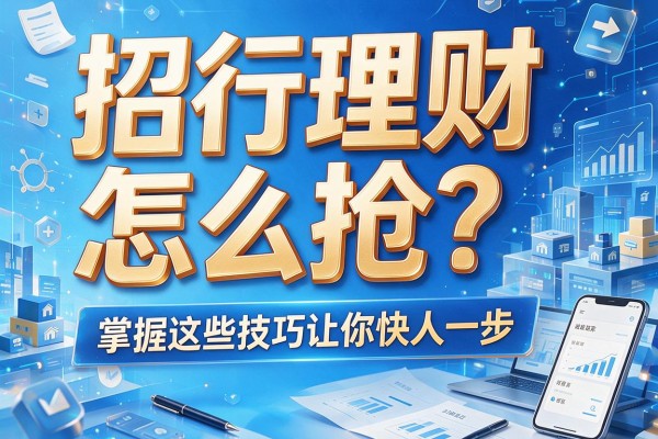 招行理财怎么抢？掌握这些技巧让你快人一步