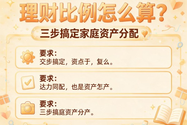 理财比例怎么算？三步搞定家庭资产分配