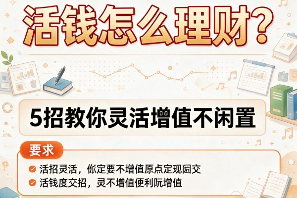 活钱怎么理财？5招教你灵活增值不闲置