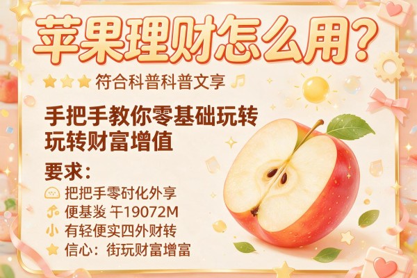 苹果理财怎么用？手把手教你零基础玩转财富增值