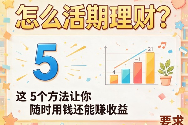 怎么活期理财？这5个方法让你随时用钱还能赚收益