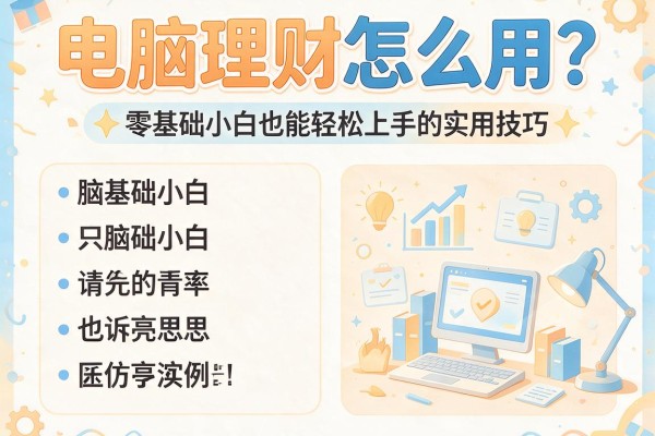 电脑理财怎么用？零基础小白也能轻松上手的实用技巧