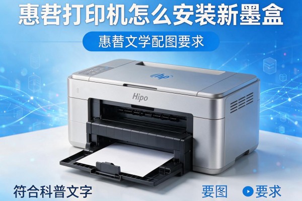 惠普打印机怎么安装新墨盒