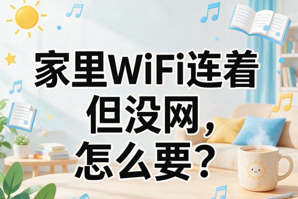 家里WiFi连着但没网，怎么回事？