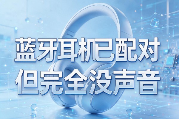 蓝牙耳机已配对但完全没声音