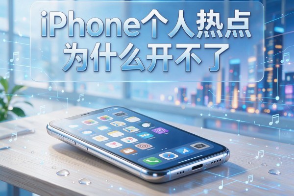 iPhone个人热点为什么开不了？