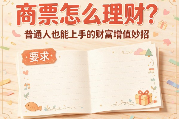 商票怎么理财？普通人也能上手的财富增值妙招