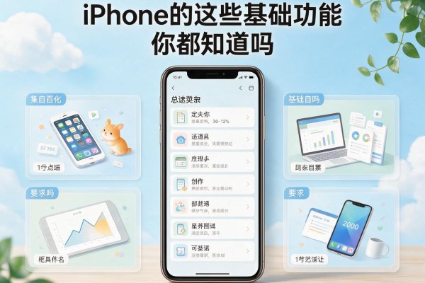 iPhone手机的这些基础功能 你都知道吗