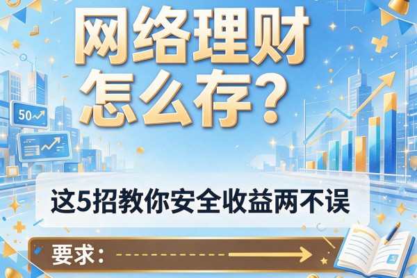 网络理财怎么存？这5招教你安全收益两不误