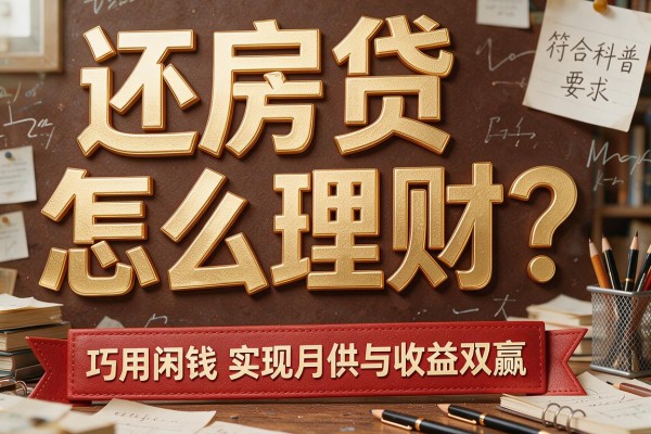 还房贷怎么理财？巧用闲钱实现月供与收益双赢