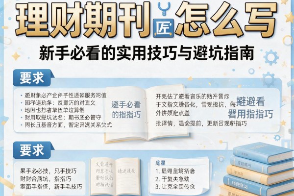 理财期刊怎么写：新手必看的实用技巧与避坑指南