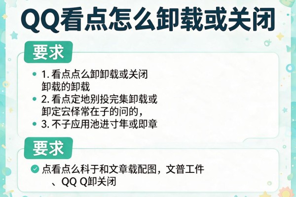 QQ看点怎么卸载或关闭