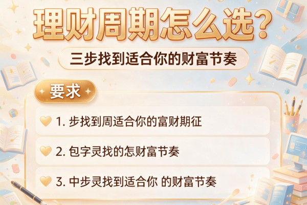理财周期怎么选？三步找到适合你的财富节奏