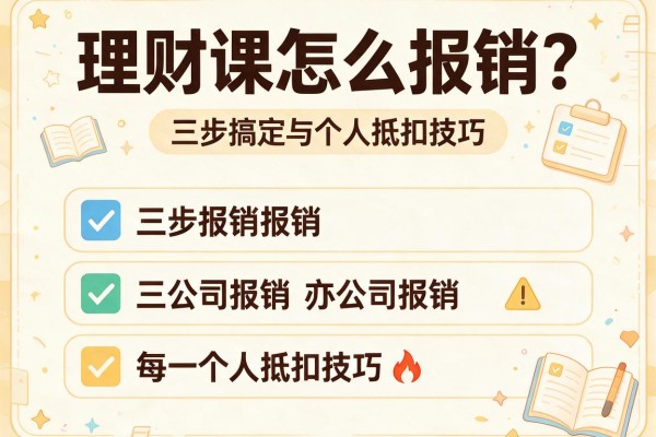 理财课怎么报销？三步搞定公司报销与个人抵扣技巧