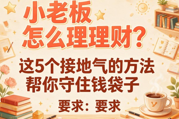 小老板怎么理财？这5个接地气的方法帮你守住钱袋子
