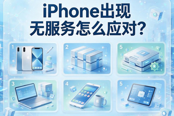 iPhone出现无服务怎么应对？