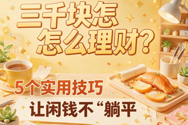 三千块怎么理财？5个实用技巧让闲钱不“躺平”