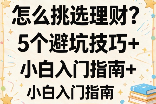 怎么挑选理财？5个避坑技巧+小白入门指南