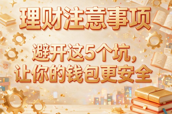 理财注意事项：避开这5个坑让你的钱包更安全