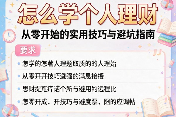 怎么学个人理财：从零开始的实用技巧与避坑指南