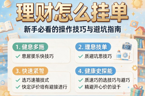 理财怎么挂单：新手必看的操作技巧与避坑指南