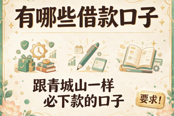 有哪些借款口子，盘点五个跟青城山一样必下款的口子