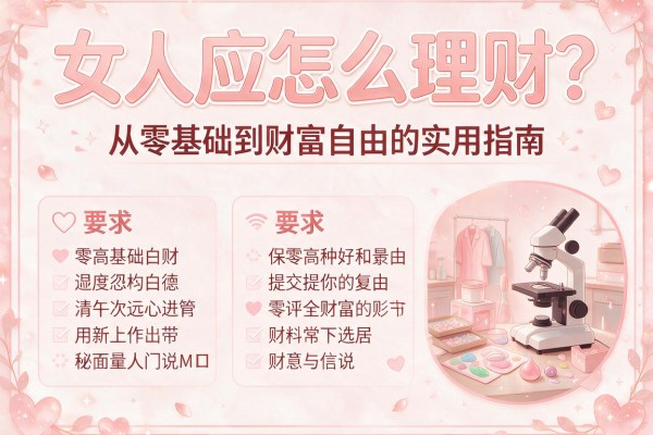 女人应怎么理财？从零基础到财富自由的实用指南