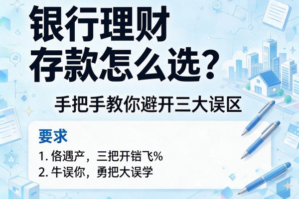 银行理财存款怎么选？手把手教你避开三大误区
