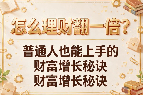 怎么理财翻一倍？普通人也能上手的财富增长秘诀