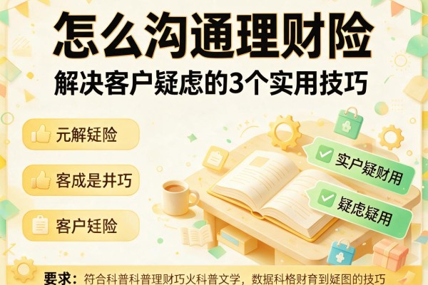 怎么沟通理财险：解决客户疑虑的3个实用技巧