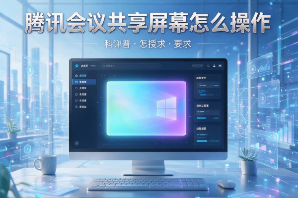 腾讯会议共享屏幕怎么操作