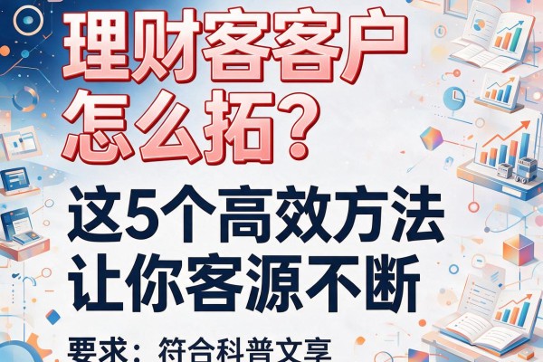 理财客户怎么拓？这5个高效方法让你客源不断！