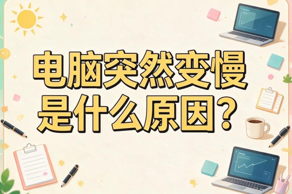电脑突然变慢是什么原因？怎么修？