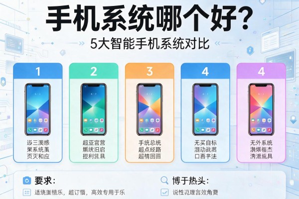 手机系统哪个好?5大智能手机系统对比