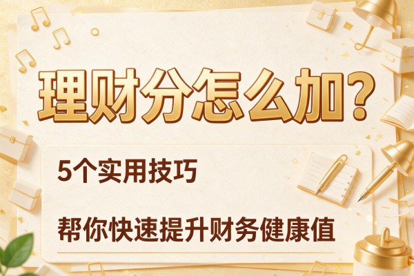 理财分怎么加？5个实用技巧帮你快速提升财务健康值