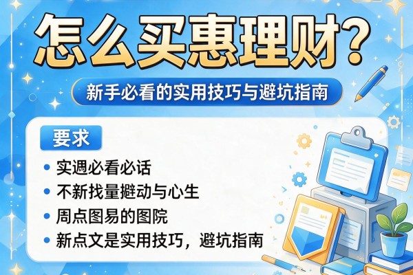 怎么买惠理财？新手必看的实用技巧与避坑指南