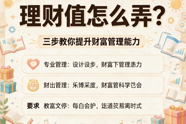 理财值怎么弄？三步教你提升财富管理能力