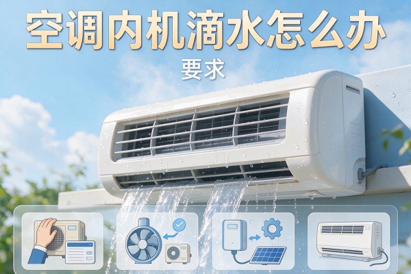 空调内机滴水怎么办?