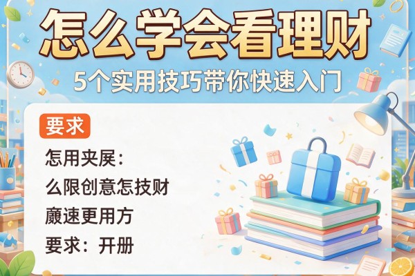 怎么学会看理财：5个实用技巧带你快速入门